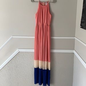 Colorblock Maxi Dress